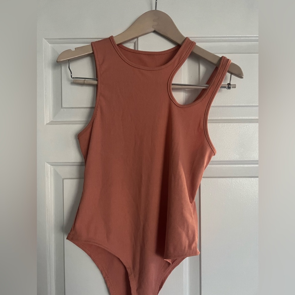 SHEIN Keyhole Onezie / Salmon Color / Worn Once / Size: L